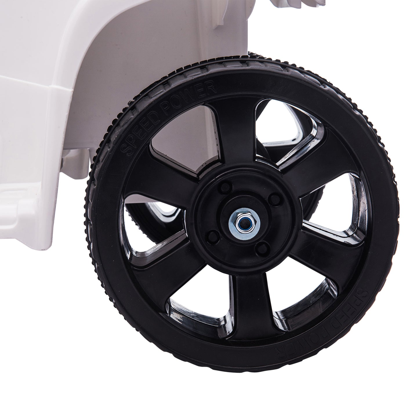 6 V Kids Ride on Cars Electric ATV for 18-36 months Toddlers White+Black