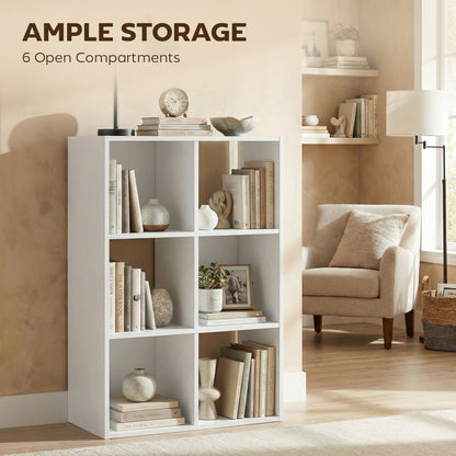 Industrial Storage Shelf, Bookcase, Bookshelf, White Wood Effect
