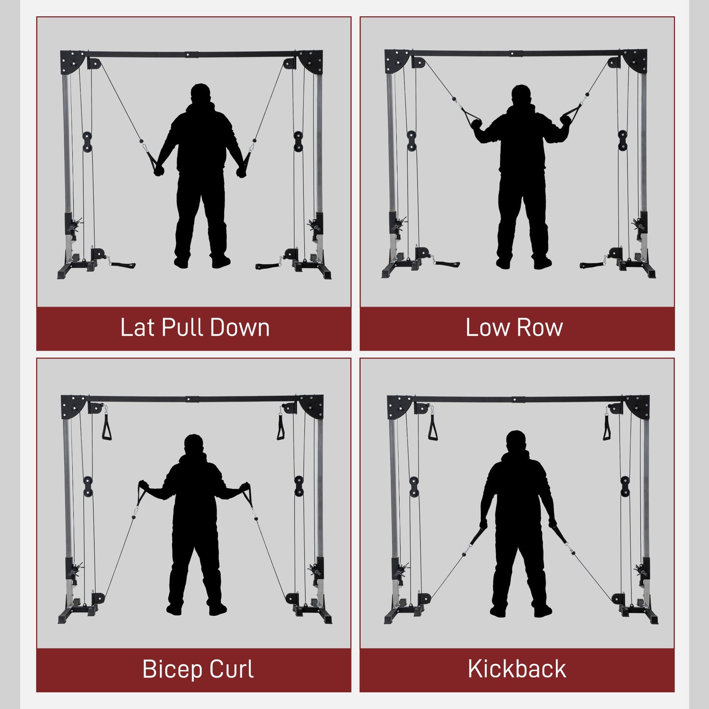 Cable Crossover Machine for Full Body Strength Training
