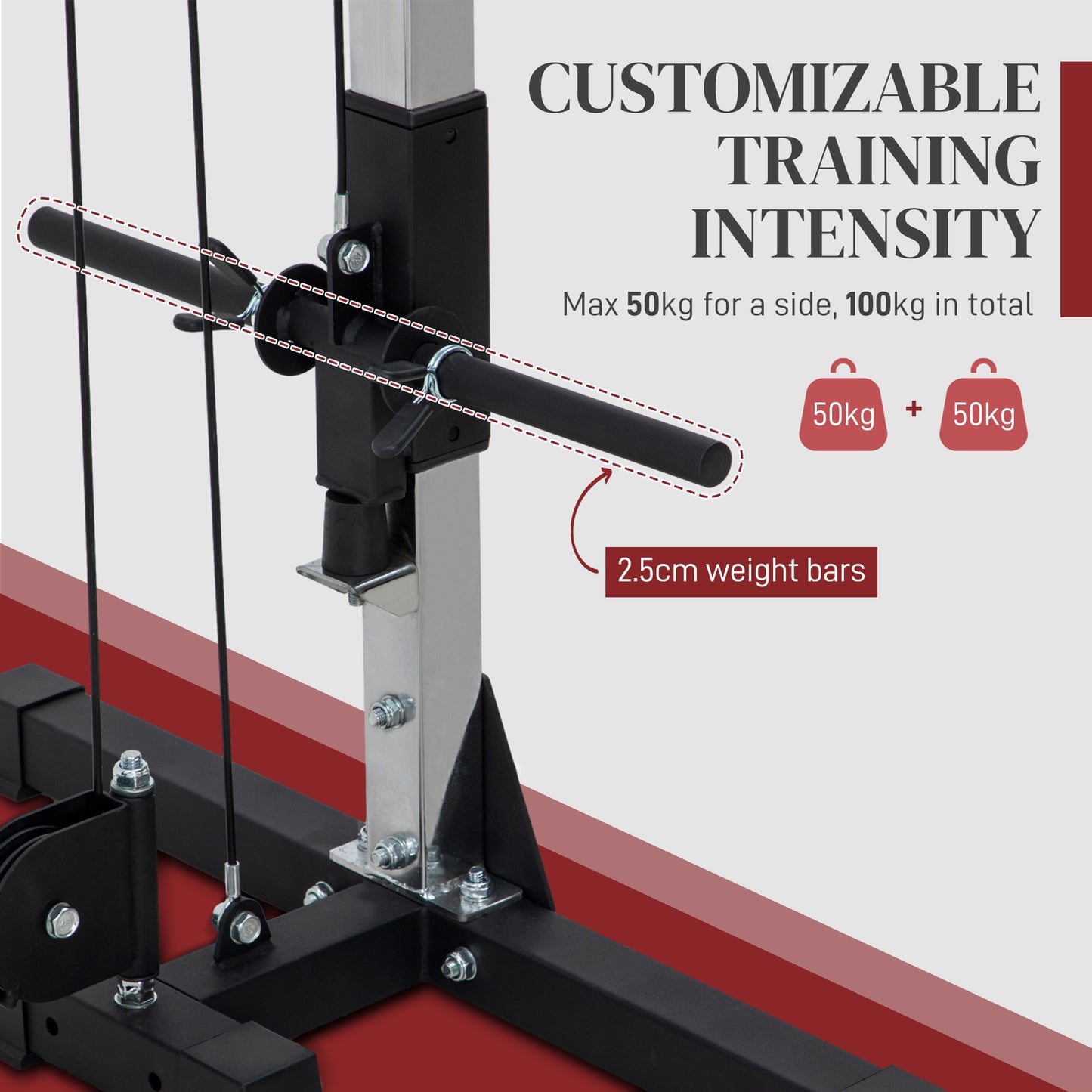 Cable Crossover Machine for Full Body Strength Training