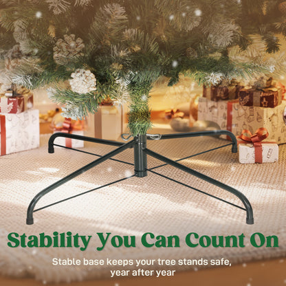 8.2 ft Snow Frosted Christmas Tree Arch, Doorway Decor with 2100 Tips