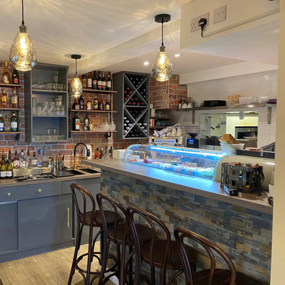 Kyoto Flavours! Authentic Japanese Lunch For 2 at Kyoto Restobar, St Helier - 40 Piece Chef's Special Sushi Platter Plus Dessert and a Bottle of Wine! Just £64 for Two People!