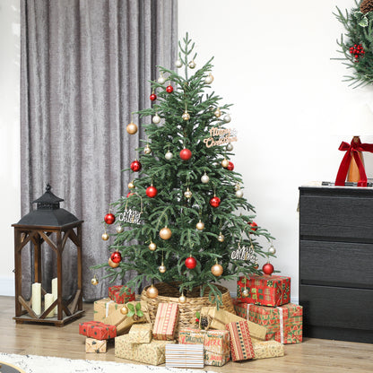 5 ft Christmas Tree, Full Spruce Xmas Tree, Easy Assembly