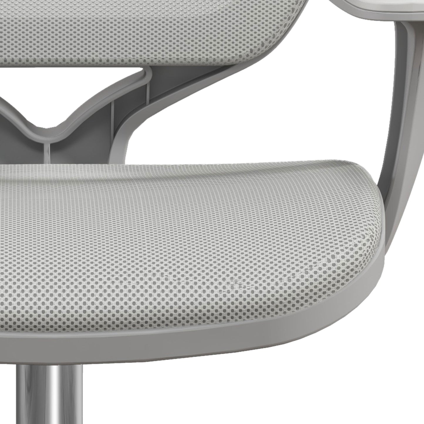 Office Chair, 360 Degree Swivel Desk Chair with Security Wheels, Grey