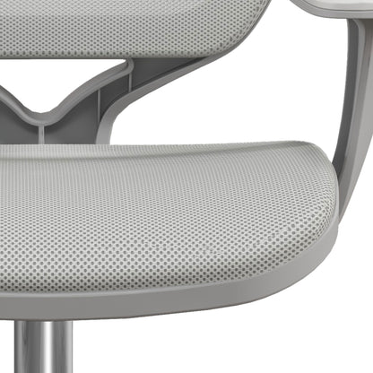 Office Chair, 360 Degree Swivel Desk Chair with Security Wheels, Grey