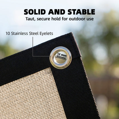 Sun Shade Sail with UV Protection 2 x 3 m Beige