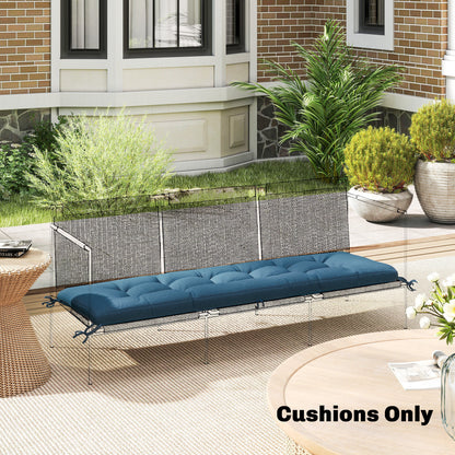 Sun Lounger Cushion, Memory Foam Patio Chair Cushion with Ties