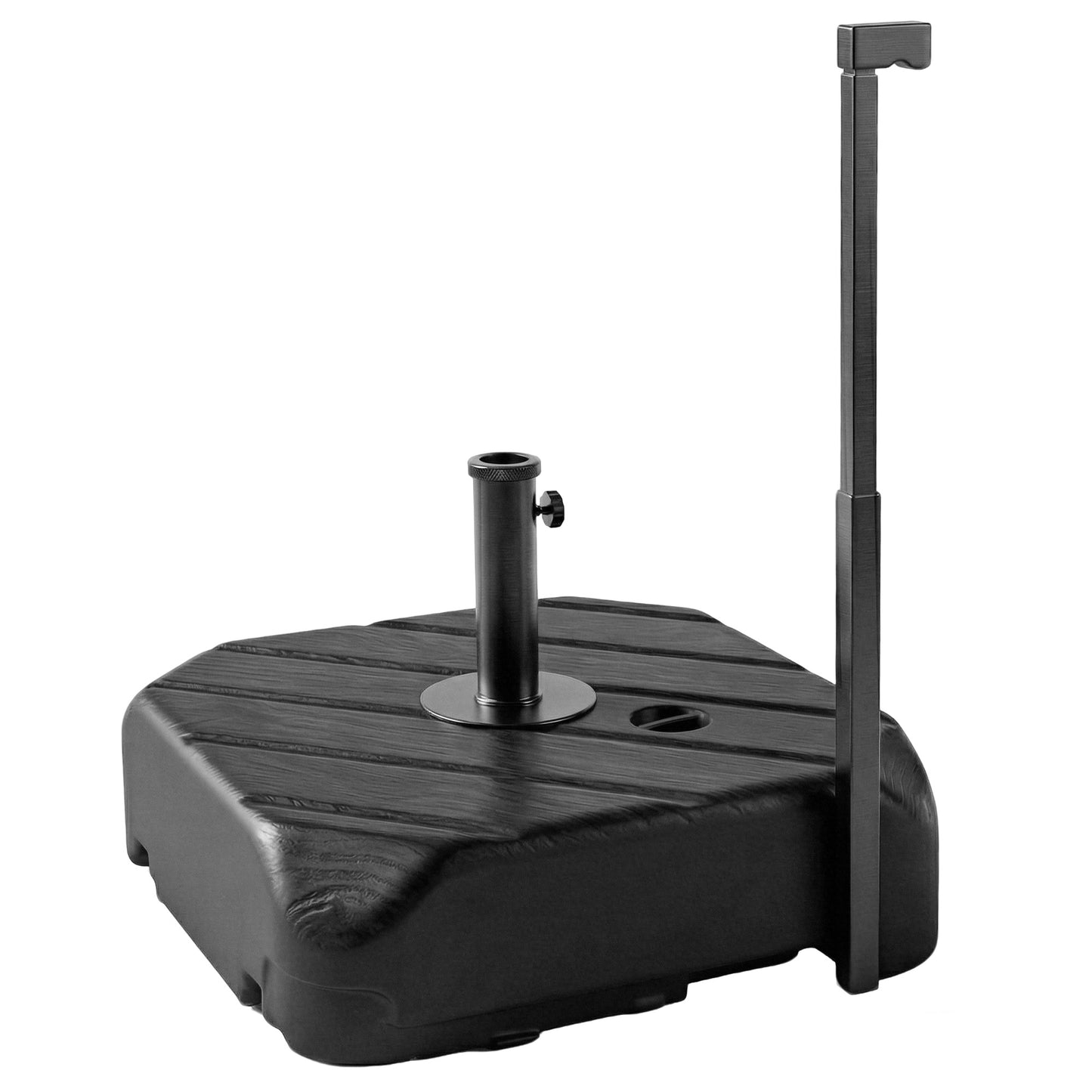 Garden Parasol Base with Wheels, Parasol Stand for 38/48 mm Pole
