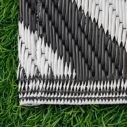 152x243cm Reversible Outdoor Rug Portable Plastic Straw RV Camping Mat