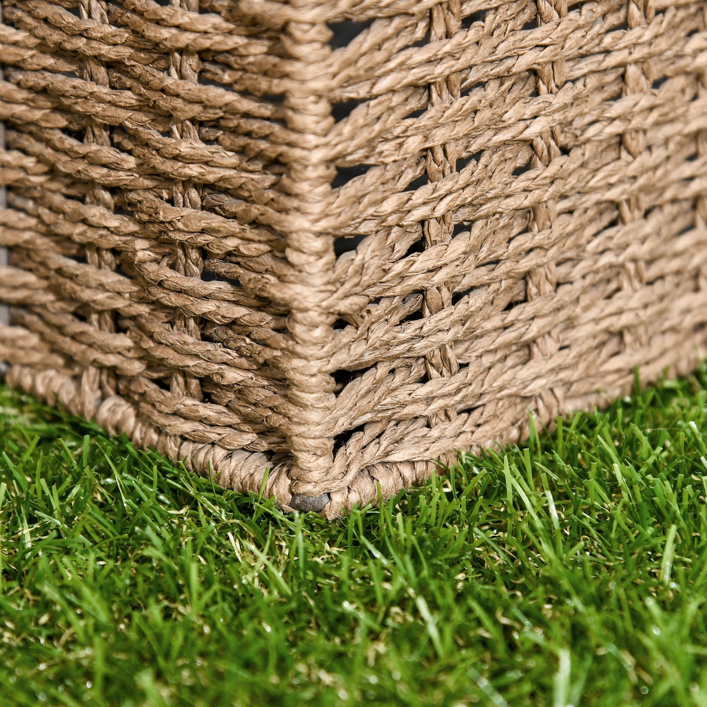10-Piece Artificial Grass Set, Weatherproof Turf Tiles, Outdoor Carpet