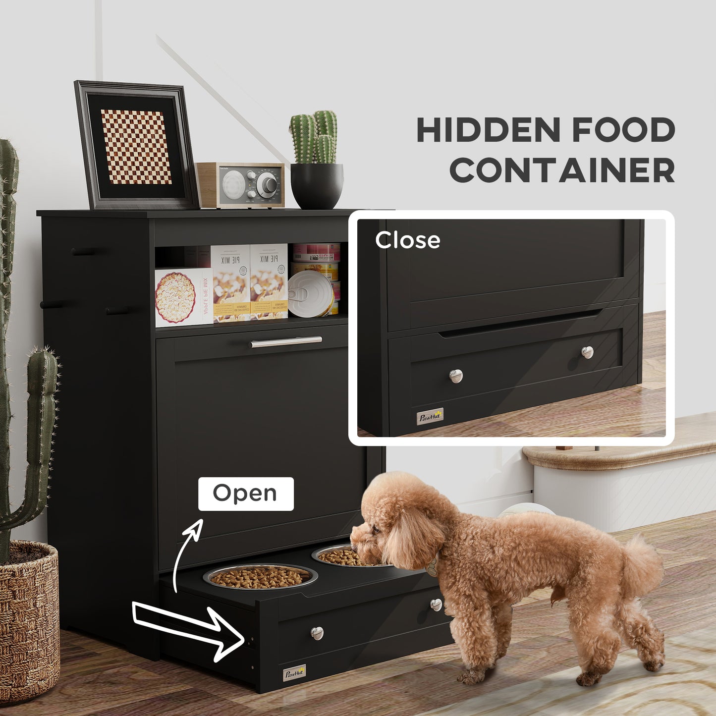 Guinea Pig Cage, 2 in 1 Rabbit Cage Pet Playpen for Hedgehogs, Black