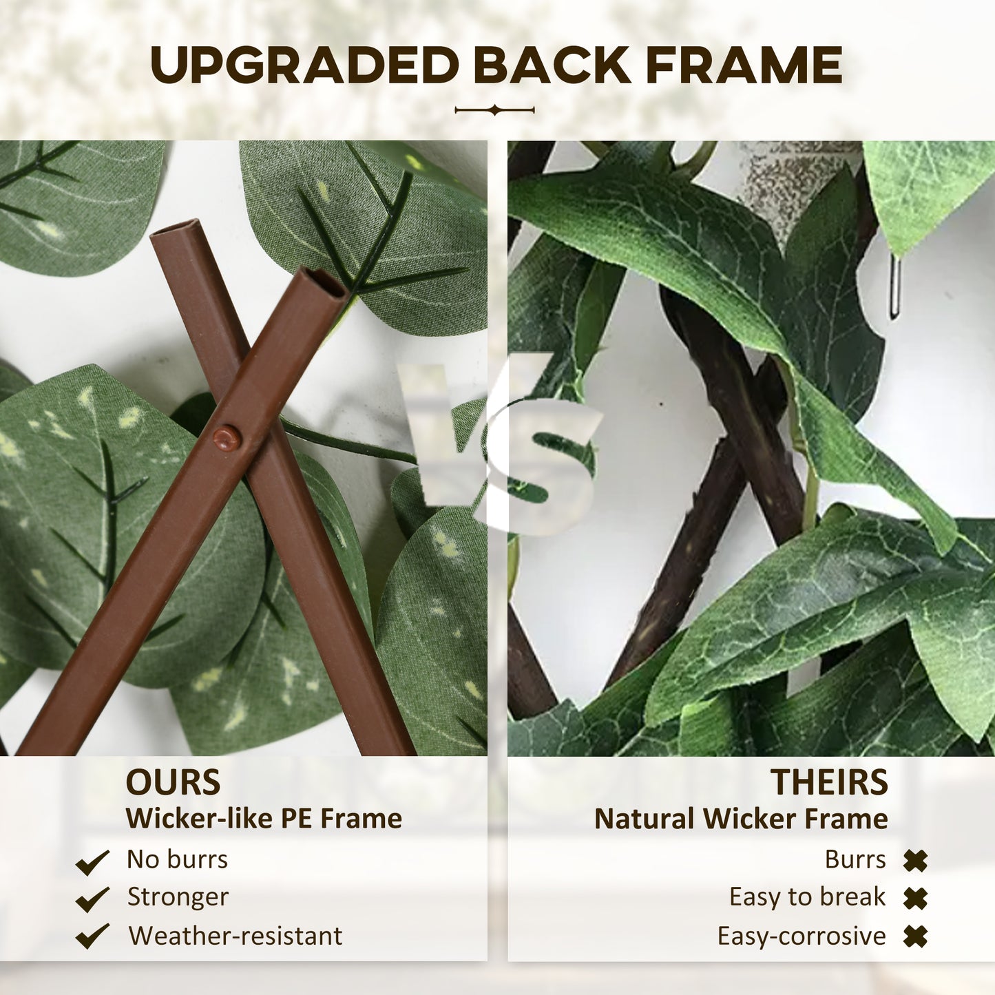 Set of 2 Expandable Artificial Trellis Hedges
