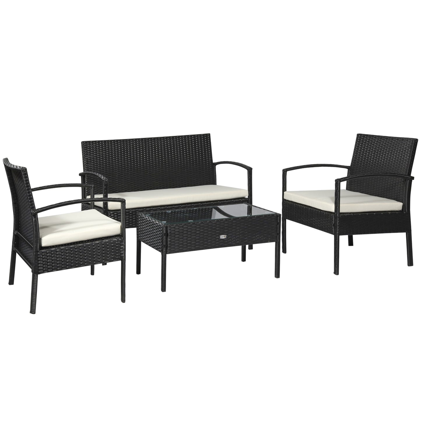 Rattan Set Garden Furniture Outdoor Patio Wicker Weave Chair Table