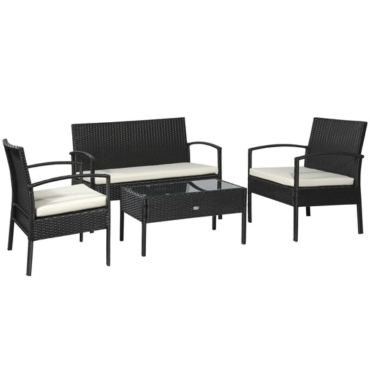 Rattan Set Garden Furniture Outdoor Patio Wicker Weave Chair Table