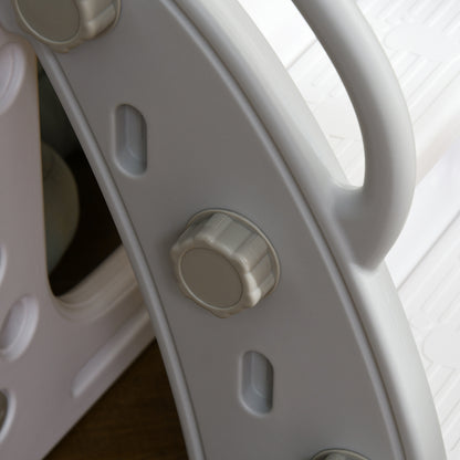 4 in 1 Kids Slide for Indoor Use, for Toddlers 1-3 Years, Grey