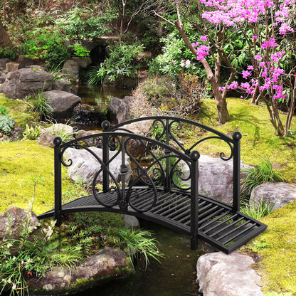 Decorative Garden Bridge Landscaping with Railings for Creek Pond