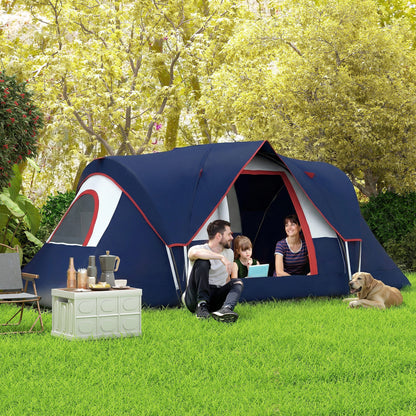5-6 Man Camping Tent, Water Resistant Hiking Shelter