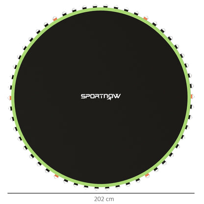 Trampoline Mat with 42 V-Hooks, for 8ft Trampoline, Green