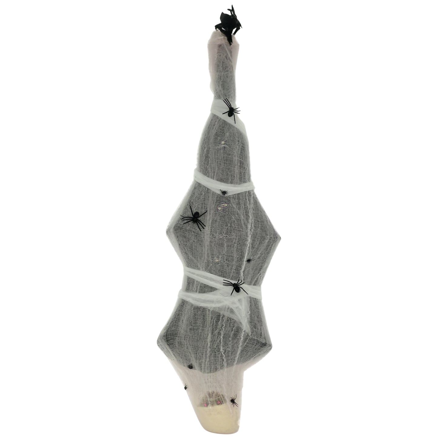 5.5ft Animated Halloween Decoration Hanging Mummy with Spider Web