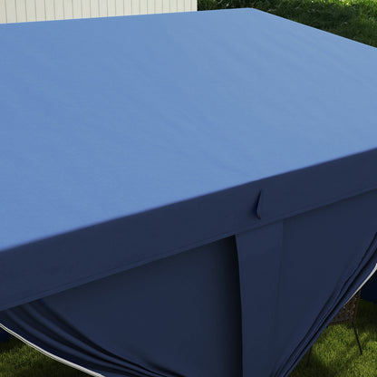 3x6m Pop Up Gazebo Party Tent Canopy Marquee with Storage Bag Blue