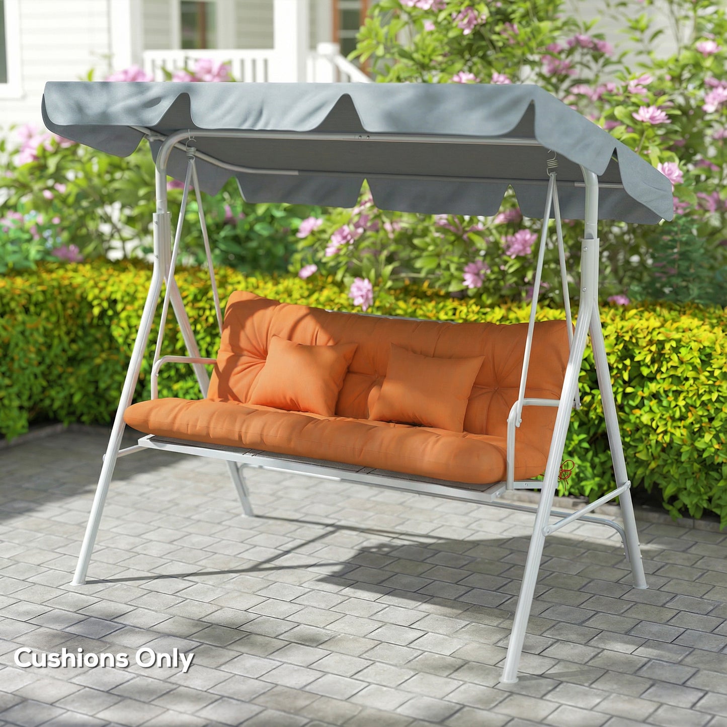Outdoor Seat Cushions Back Cushion with 2 Pillows, Seat Pads