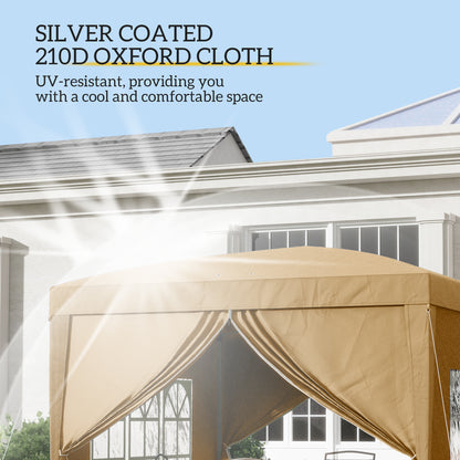 3x3(m) Pop Up Gazebo Party Tent Canopy Marquee with Storage Bag