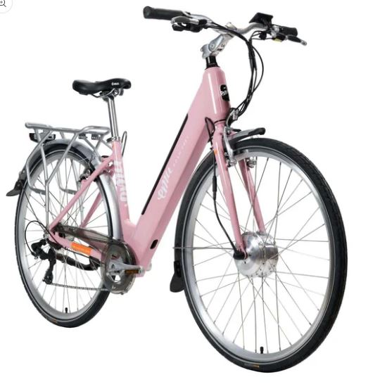 Emu Classic Step Through Electric Bike 250W Motor - Fuschia 17.5Ah Battery