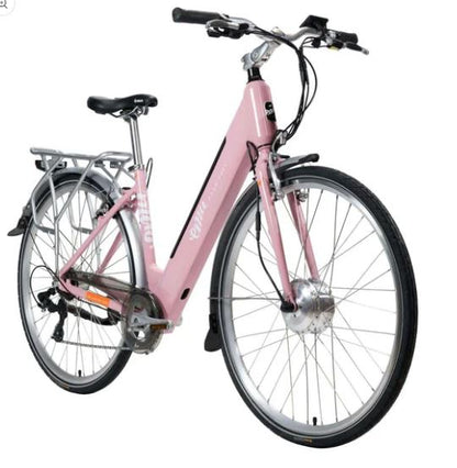 Emu Classic Step Through Electric Bike 250W Motor - Fuschia 17.5Ah Battery
