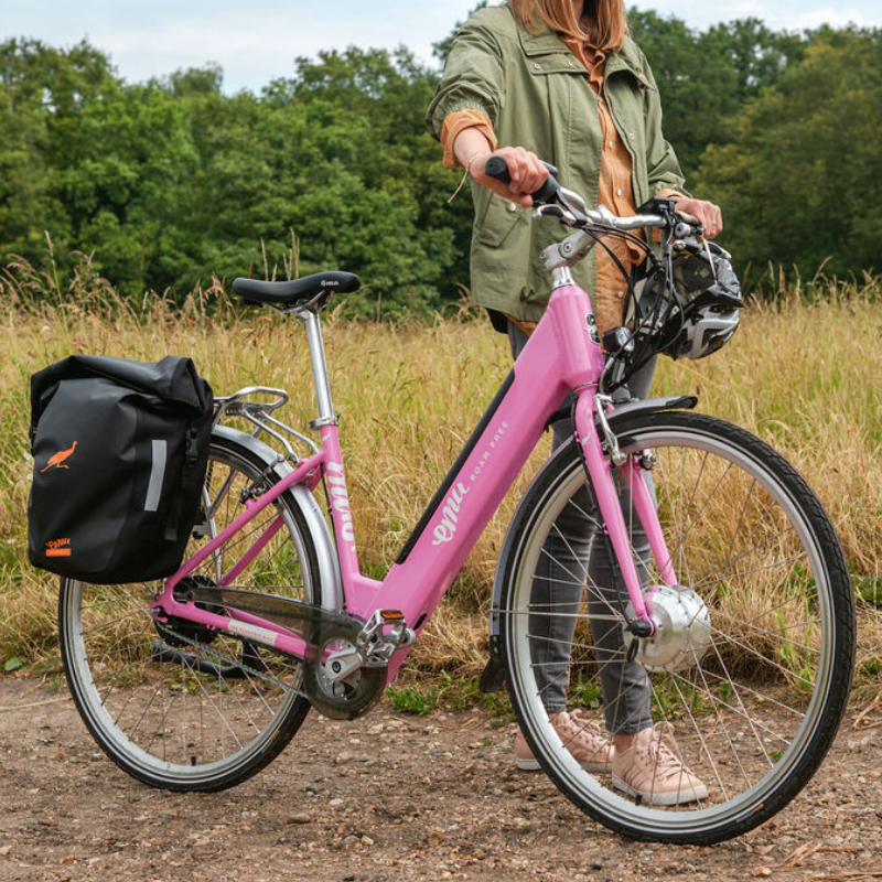 Emu Classic Step Through Electric Bike 250W Motor - Fuschia 17.5Ah Battery