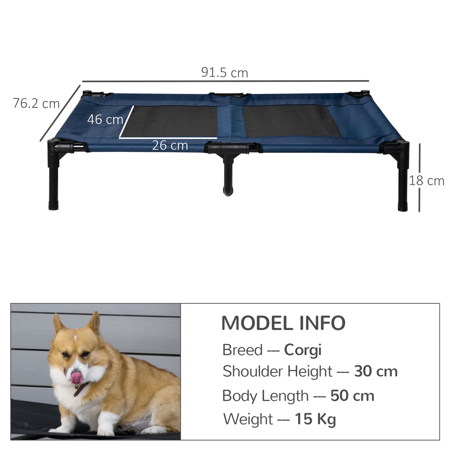 Elevated Dog Bed