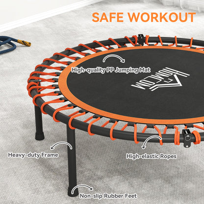 Trampoline Outdoor Bouncer Jumper Adjustable Handle, Orange