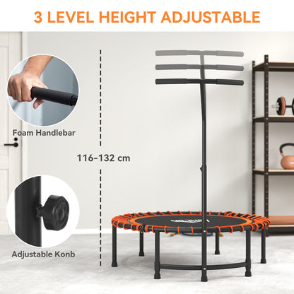 Trampoline Outdoor Bouncer Jumper Adjustable Handle, Orange