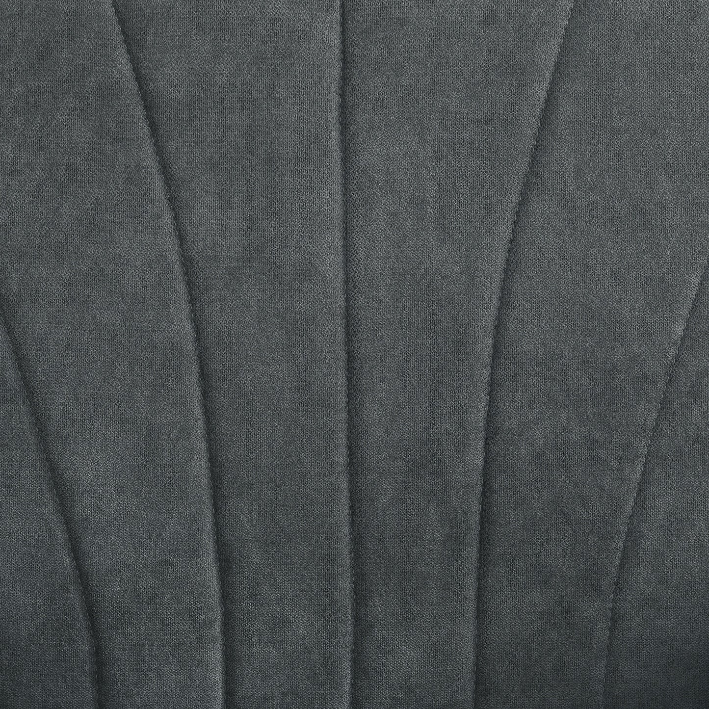Armchair, Upholstered Modern Accent Chair with Wood Legs, Grey