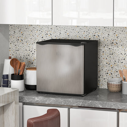 35L Tabletop Freezer with Adjustable Temperature Wire Shelf Silver