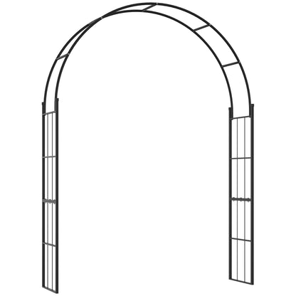 223cm Garden Arch Trellis, Outdoor Wedding Arbor for Roses, Vines
