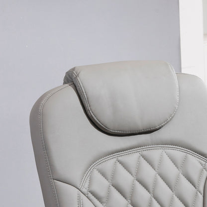 Recliner Leisure Armchair with Wood Base Footrest for Home Office