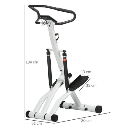 Stepper Machine with 12-Level Hydraulic Resistance, LCD Monitor