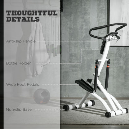 Stepper Machine with 12-Level Hydraulic Resistance, LCD Monitor