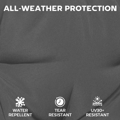 Sun Lounger Cushions Only, Sunbed Replacement Pads with 4 Ties