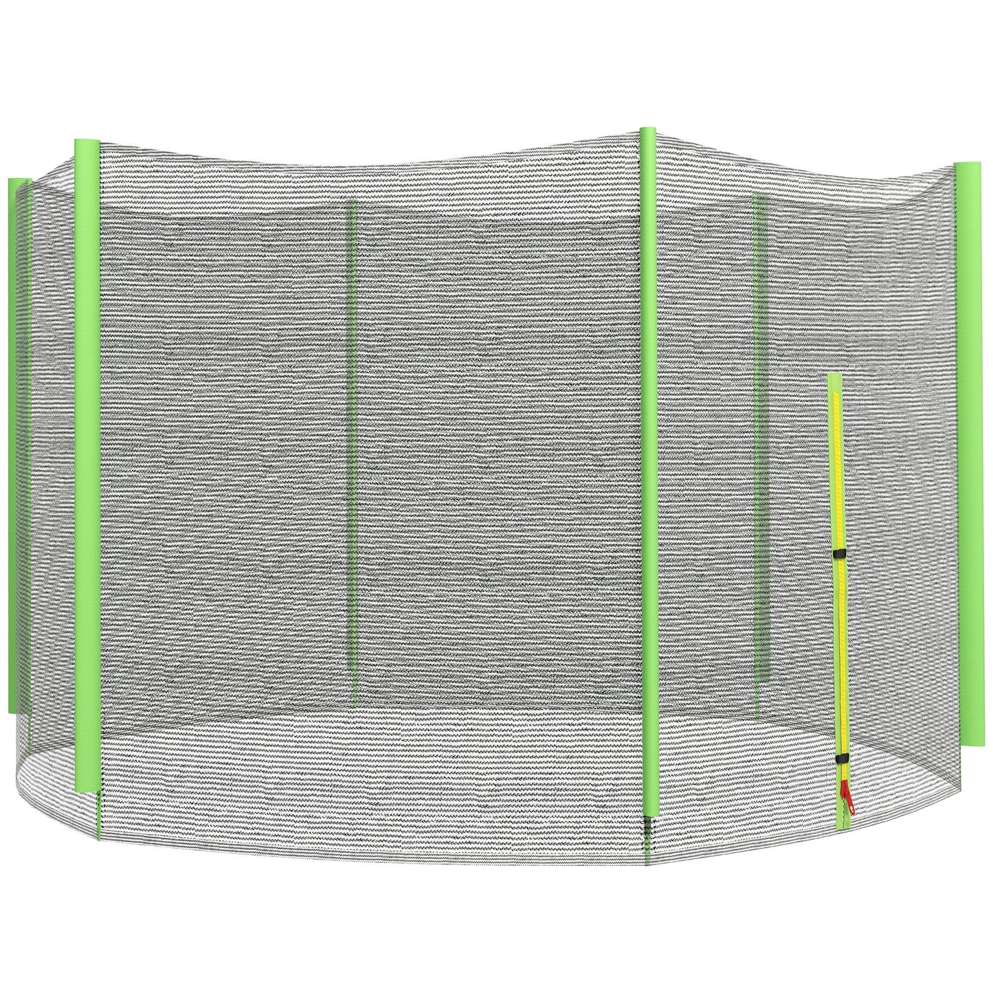 10ft Trampoline Net Replacement Safety Net with Zipped Door, Green