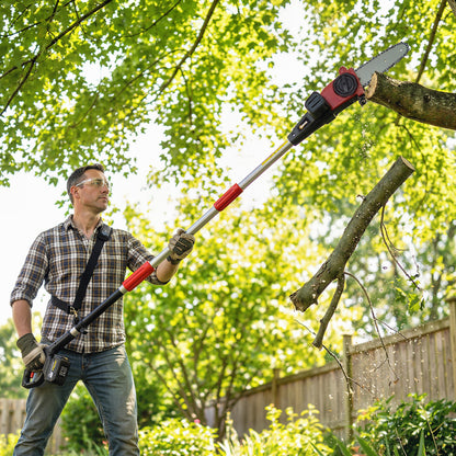 Cordless Pole Chainsaw, 1.94m/2.56m Electric Chainsaw