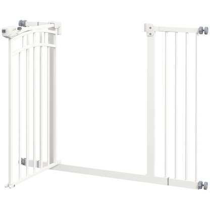 Pressure Fit Stair Gate, Dog Gate w/ Auto Closing Door for Small, Medium Dog, Easy Installation, for Width 74 to 100cm