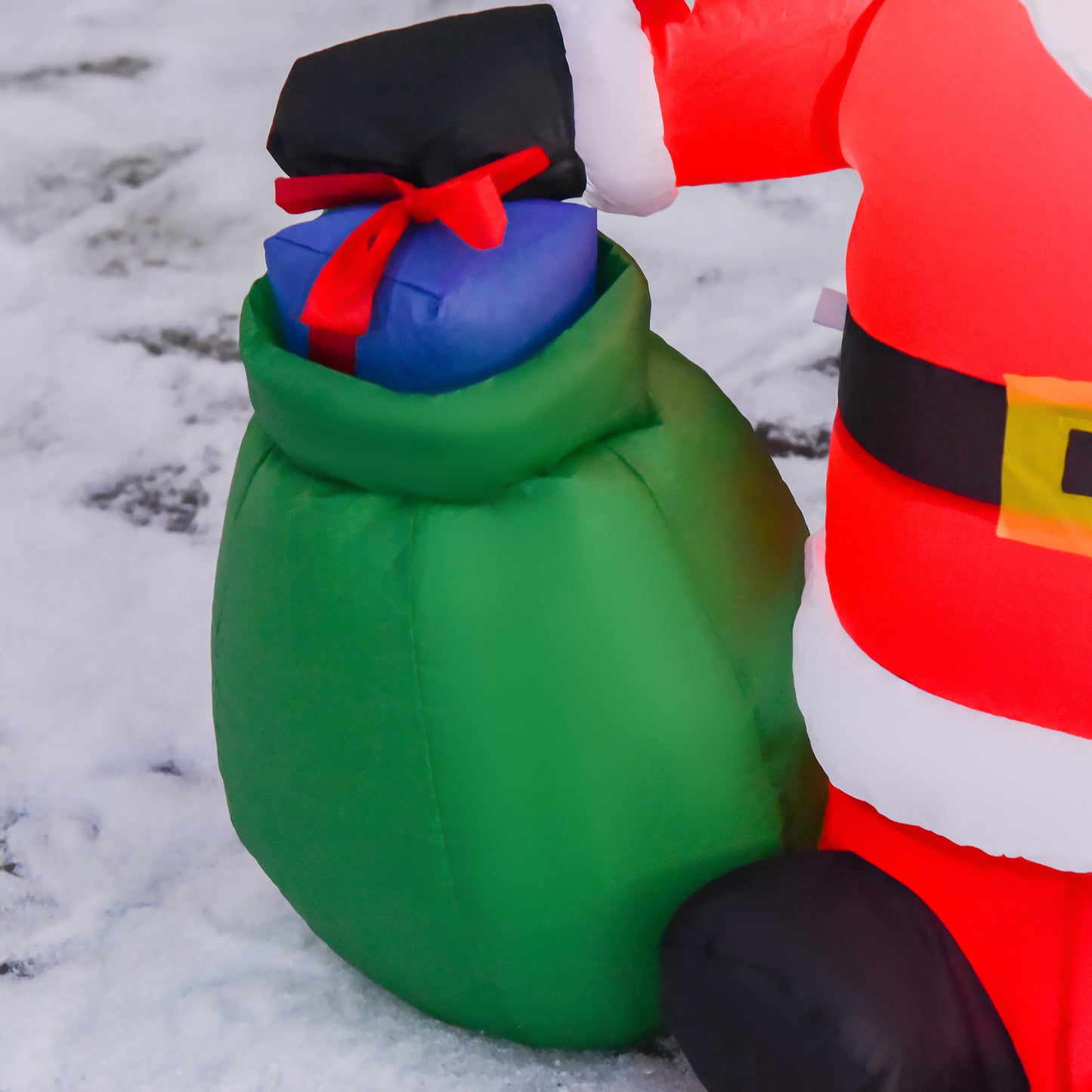 4ft Inflatable Christmas Santa Claus LED Lighted Yard Holiday for Lawn