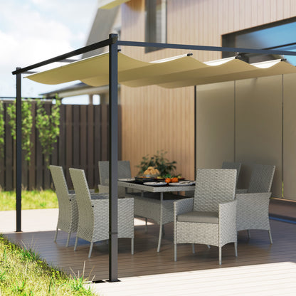 6 Seater Rattan Garden Furniture Set with Cushions, Grey
