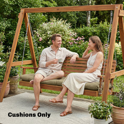 Sun Lounger Cushion, Memory Foam Patio Chair Cushion with Ties