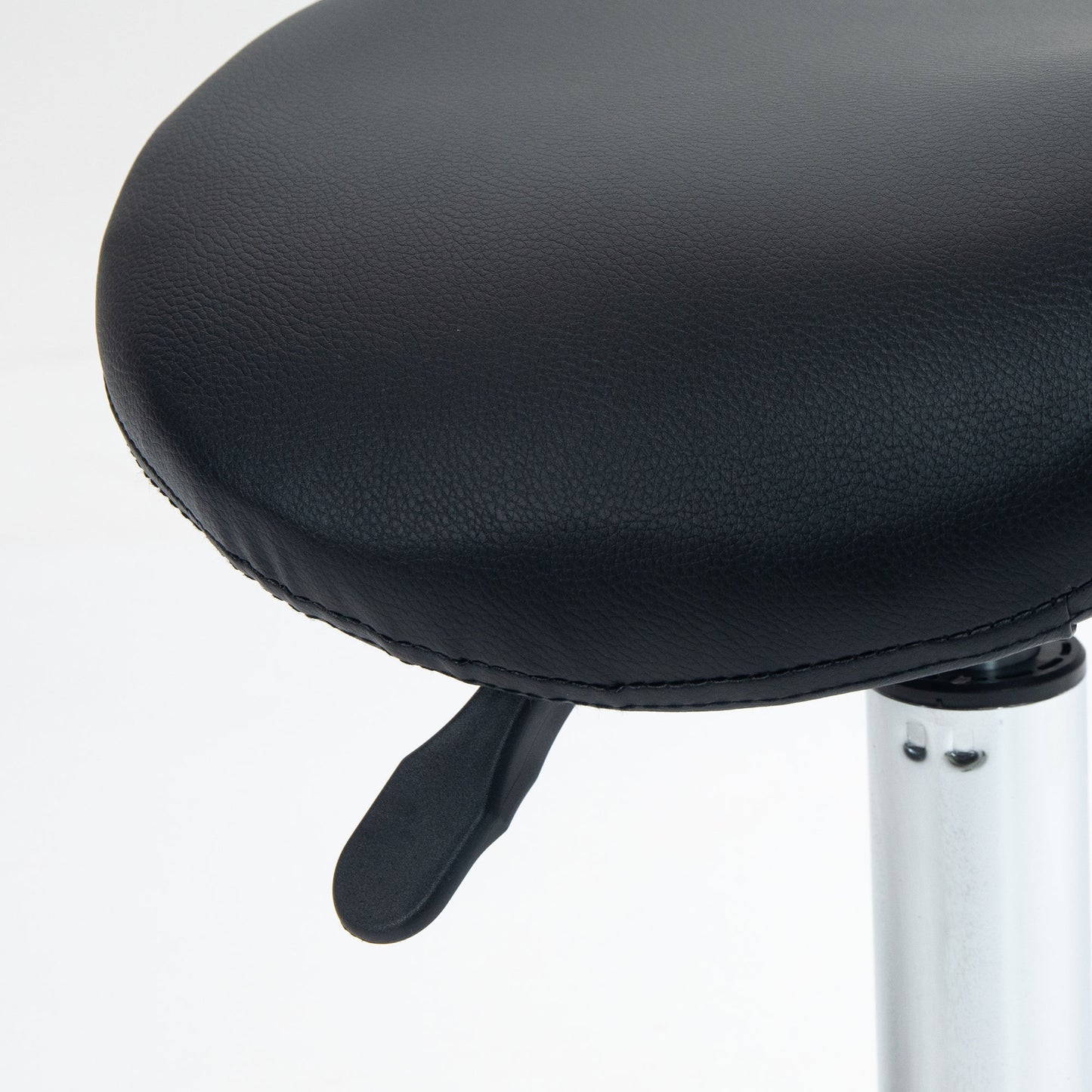 Saddle Chair, Rolling Salon Stool for Massage Spa Clinic Beauty, Black