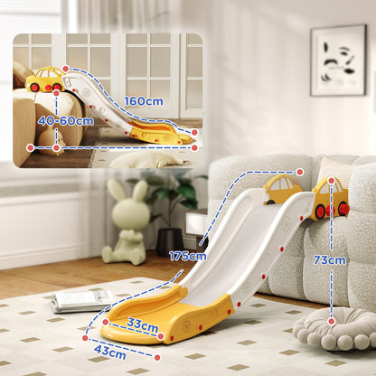 Kids Slide for Bed, Sofa, Easy to Assemble, Yellow