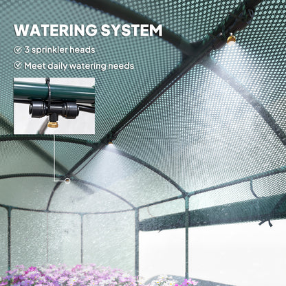 Raised Garden Bed with Self Watering System, Outdoor Planter Grey