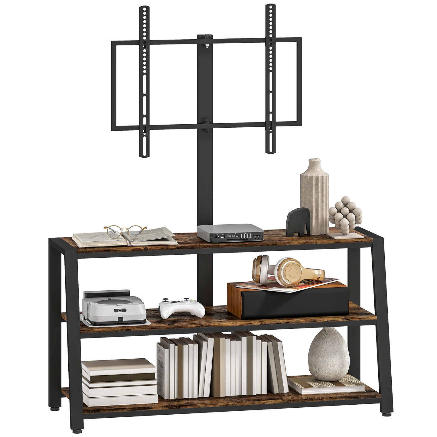 TV Stand Cabinet with Swivel Bracket for 32 - 65 Inch TVs