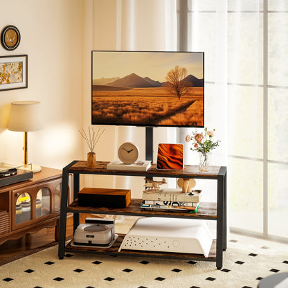 TV Stand Cabinet with Swivel Bracket for 32 - 65 Inch TVs